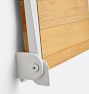 Carter Wall Mount Teak Folding Shower Seat - ADA