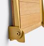 Carter Wall Mount Teak Folding Shower Seat - ADA