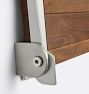 Carter Wall Mount Teak Folding Shower Seat - ADA