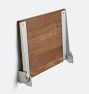 Carter Wall Mount Teak Folding Shower Seat - ADA