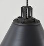 Butte 24" Cone Pendant, Oil-Rubbed Bronze Fitter