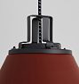 Butte 24" Cone Pendant, Oil-Rubbed Bronze Fitter