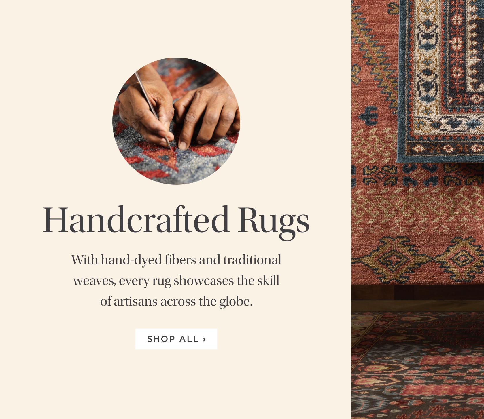 handcrafted rugs