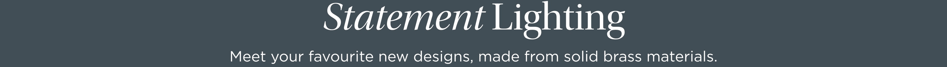 Shop All Statement Lighting