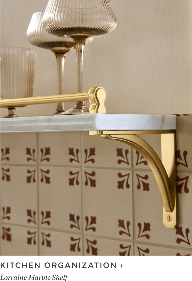 Shop Kitchen Organization. Lorraine Marble Shelf