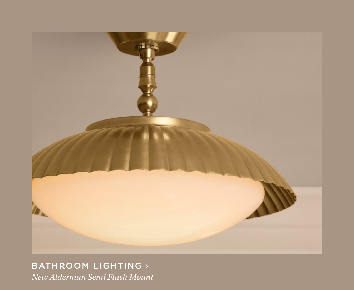 Bathroom Lighting. New Alderman Semi Flush Mount. Bathroom Lighting. New Alderman Semi Flush Mount.
