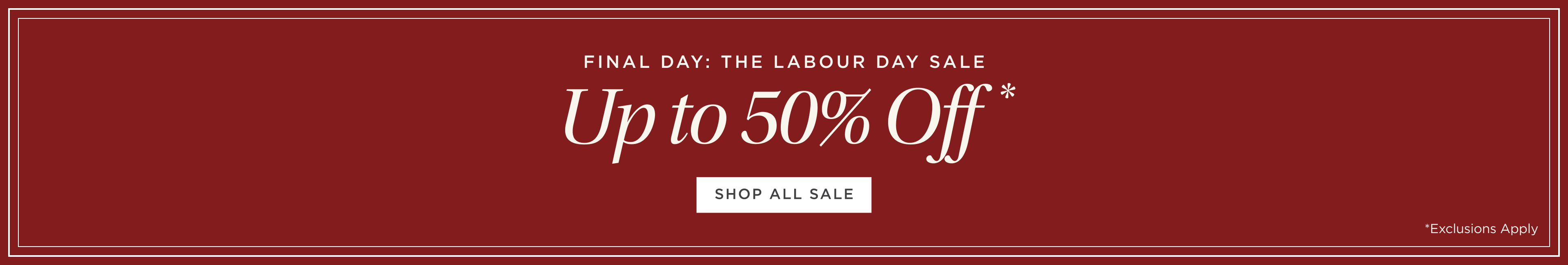 Labour Day Sale Labour Day Sale
