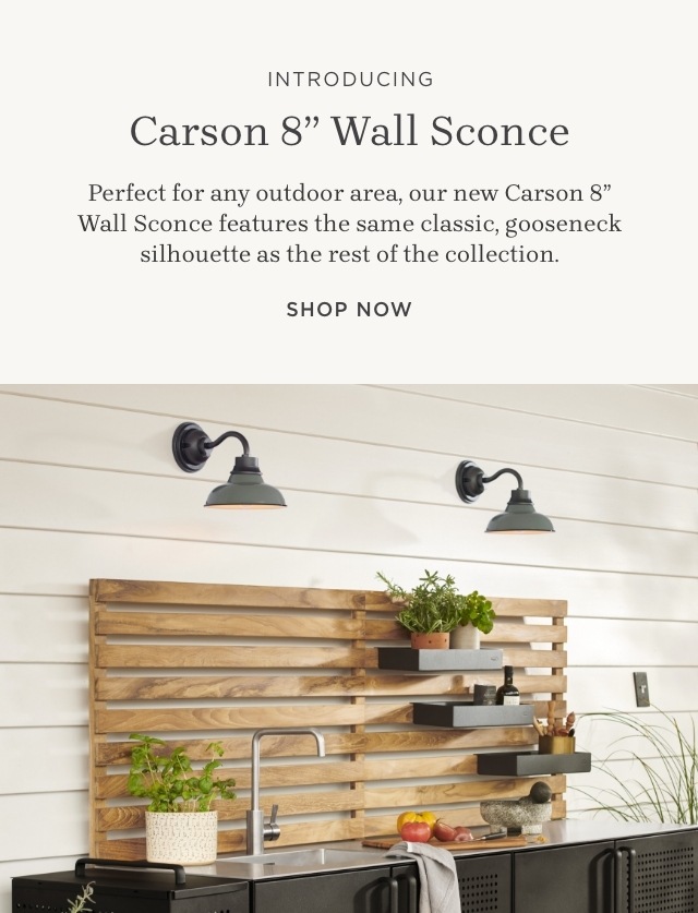 Carson 8" Wall Sconce