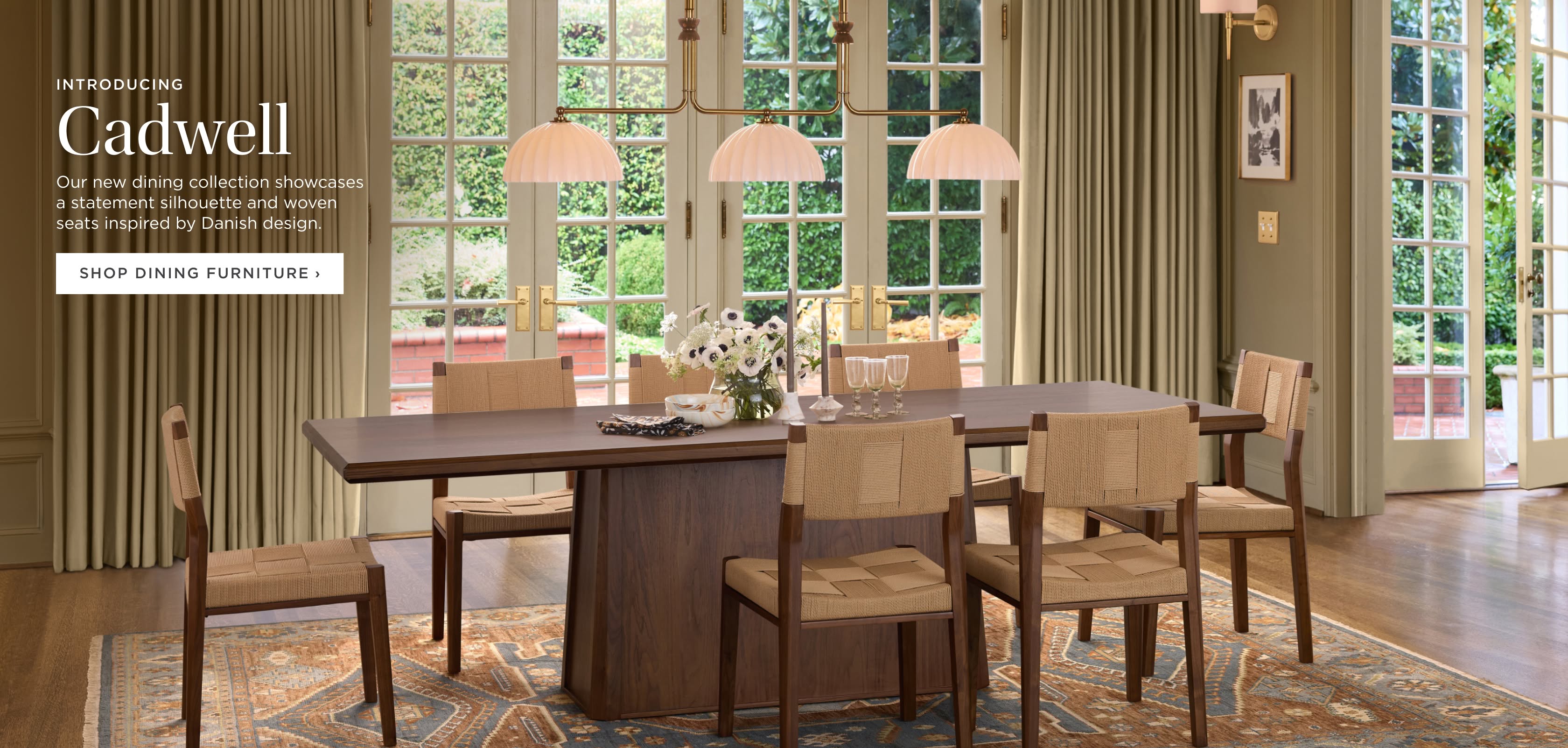 Introducing The Cadwell Dining Collection. Showcasing an architectural mixed-material design that is made to coordinate. Shop Dining Furniture. Introducing The Cadwell Dining Collection. Showcasing an architectural mixed-material design that is made to coordinate. Shop Dining Furniture.