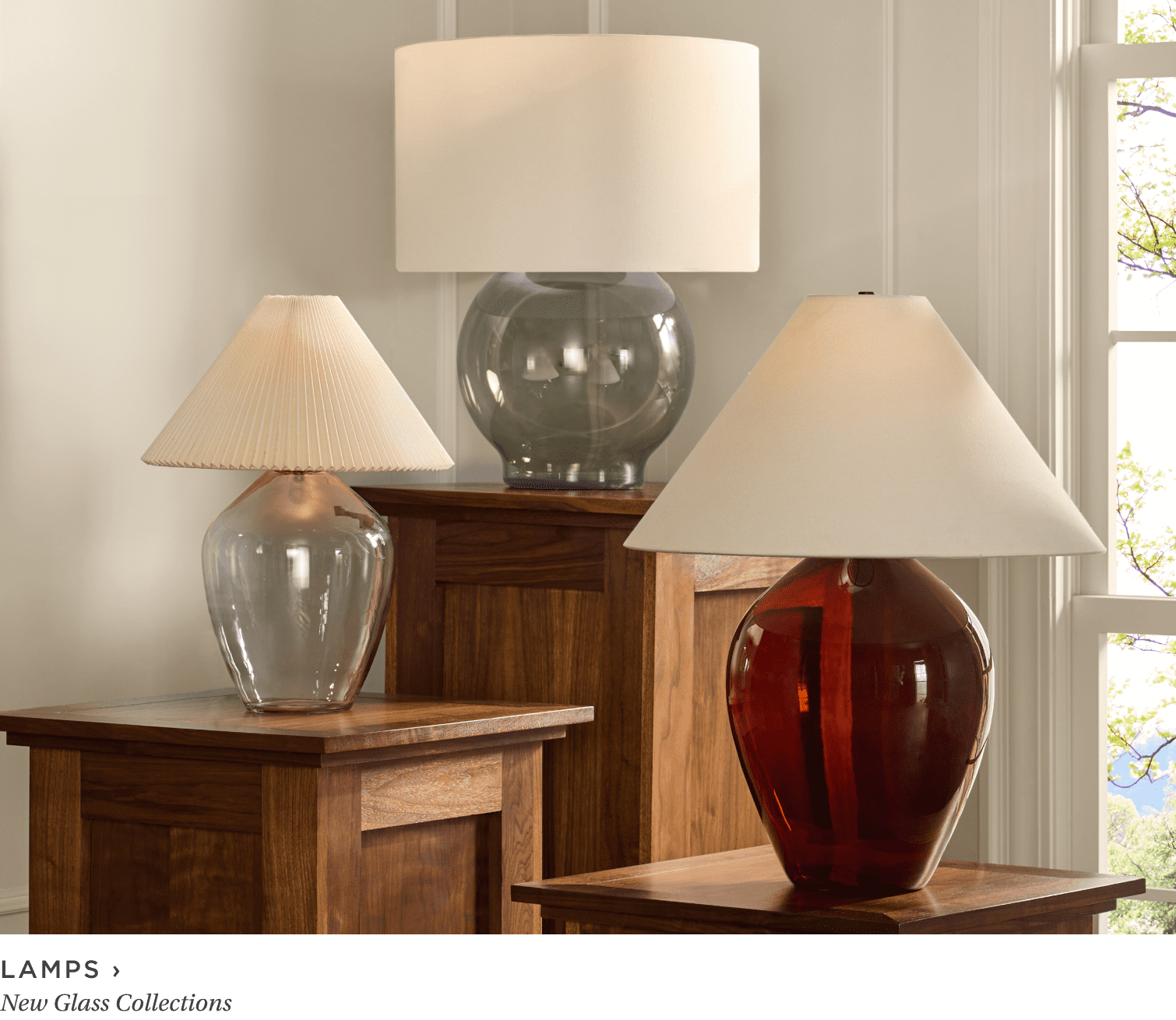 Shop Lamps. New glass collections. Shop Lamps. New glass collections.