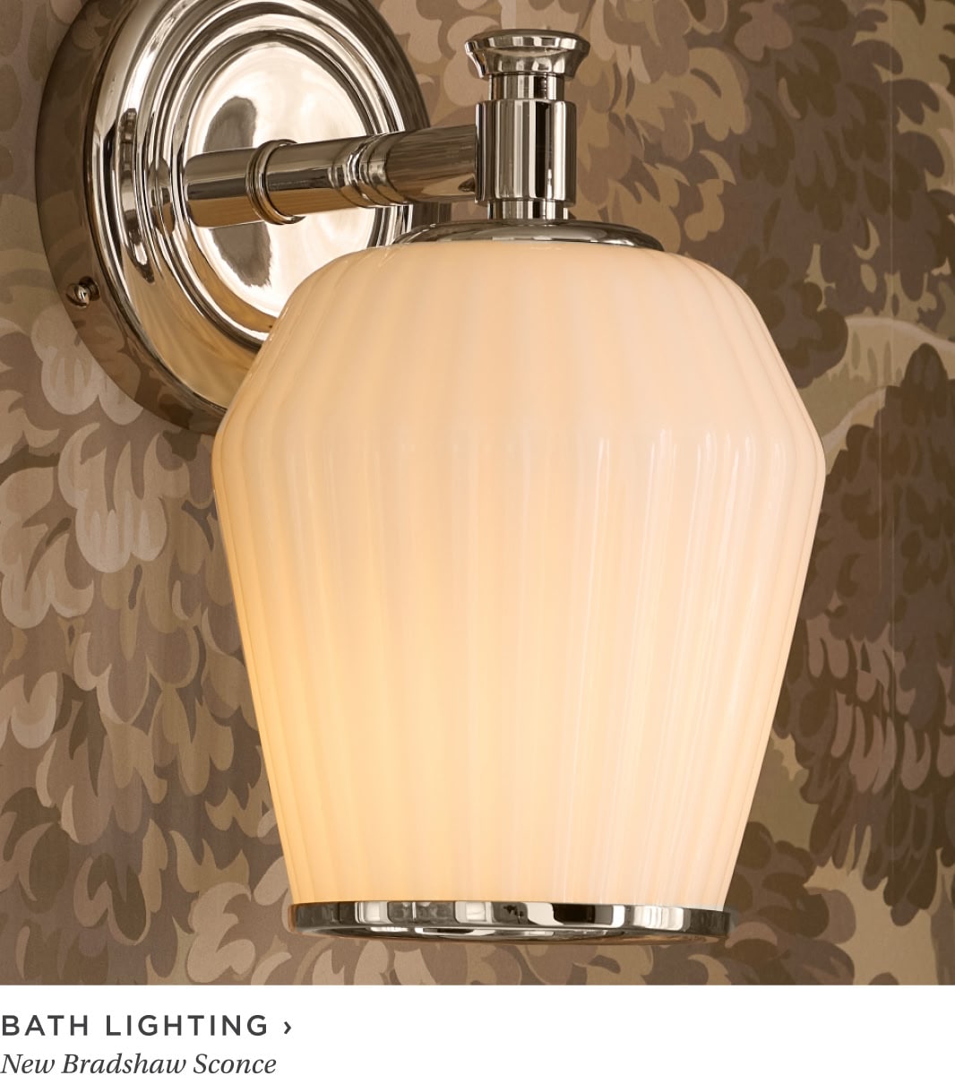 Bath Lighting. New Bradshaw Sconce.