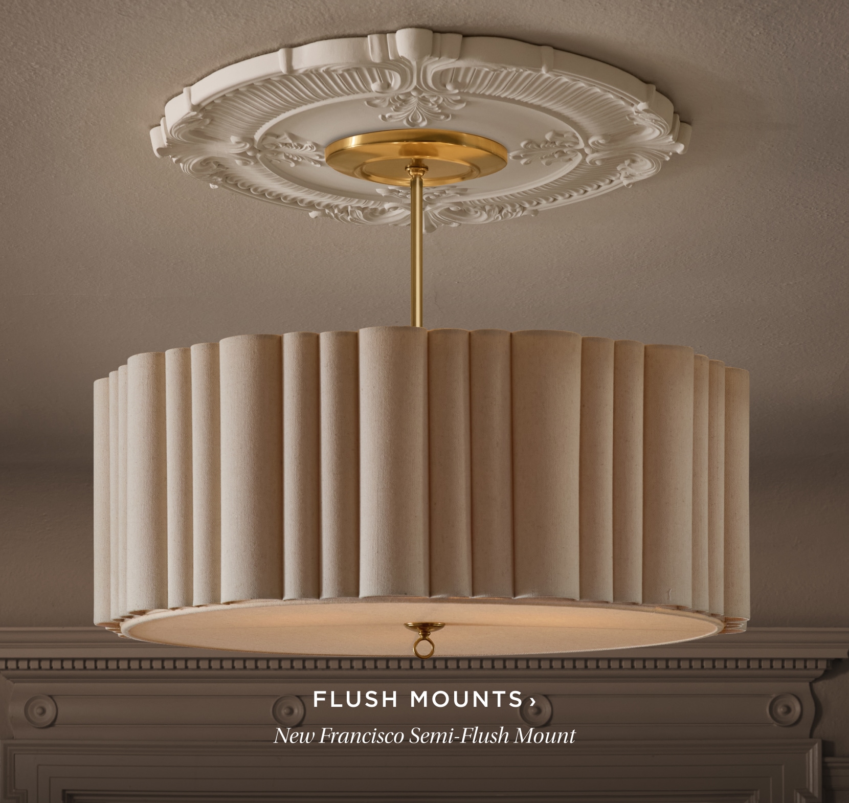 Flush Mounts. New Francisco Semi-Flush Mount
