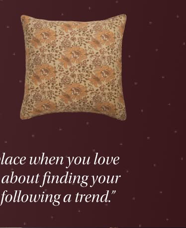 It's about finding your own voice, and not following a trend.