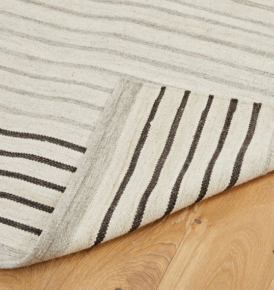 Striped Dhurrie Flatweave Rug | Rejuvenation