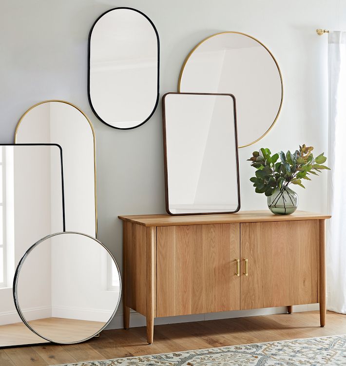 Arched Metal Framed Floor Mirror Rejuvenation