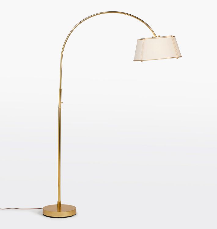 Conical Overarching Floor Lamp with Shade | Rejuvenation