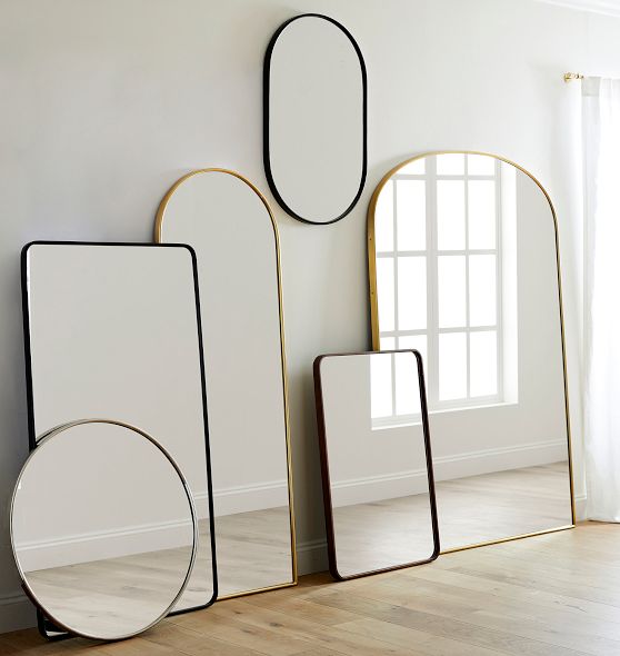 Arched Metal Framed Floor Mirror Rejuvenation