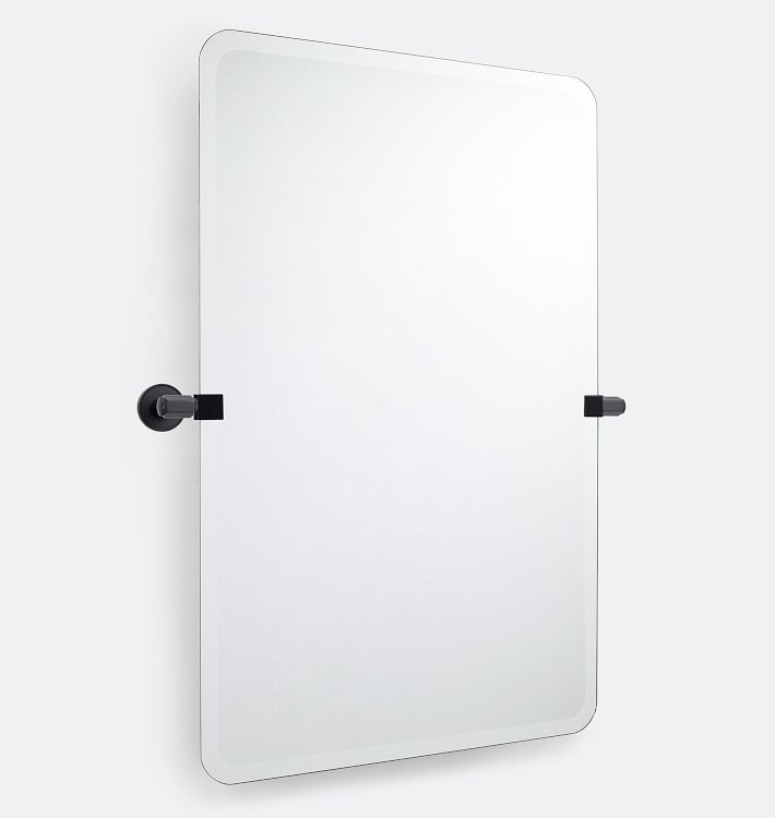 Hassalo Frameless Rounded Rectangle Pivot Mirror Rejuvenation