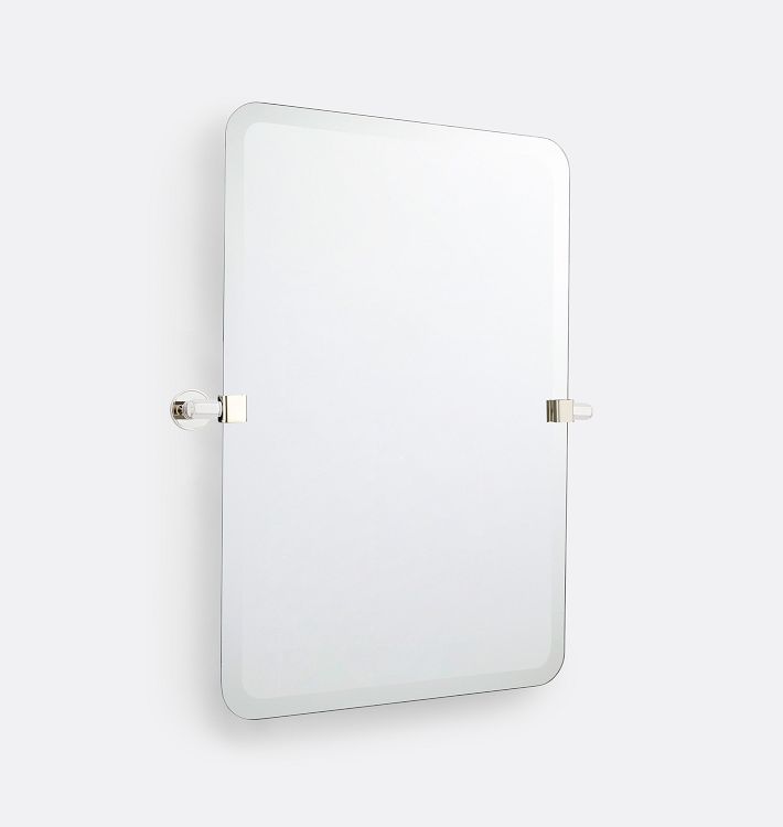 Hassalo Frameless Rounded Rectangle Pivot Mirror Rejuvenation