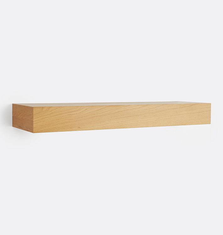 Floating Wood Shelf with 4" Height Rejuvenation