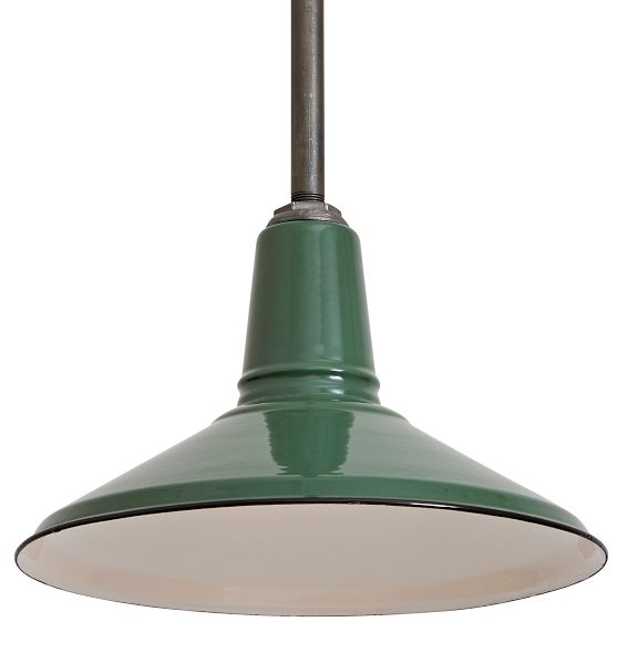 Industrial Porcelain Enamel Pendant Rejuvenation