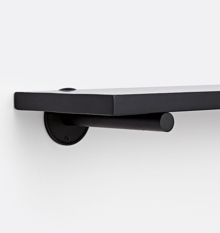 8" Brass Rod Shelf Brackets Rejuvenation