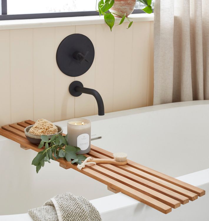 Adela Teak 35" Bath Caddy Rejuvenation