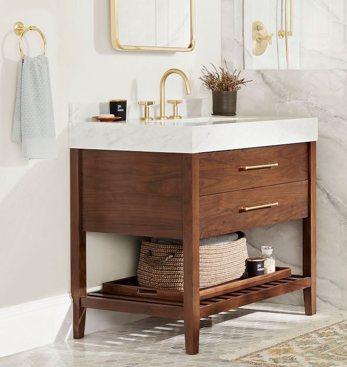 Richmond 36" Walnut Single Vanity Rejuvenation