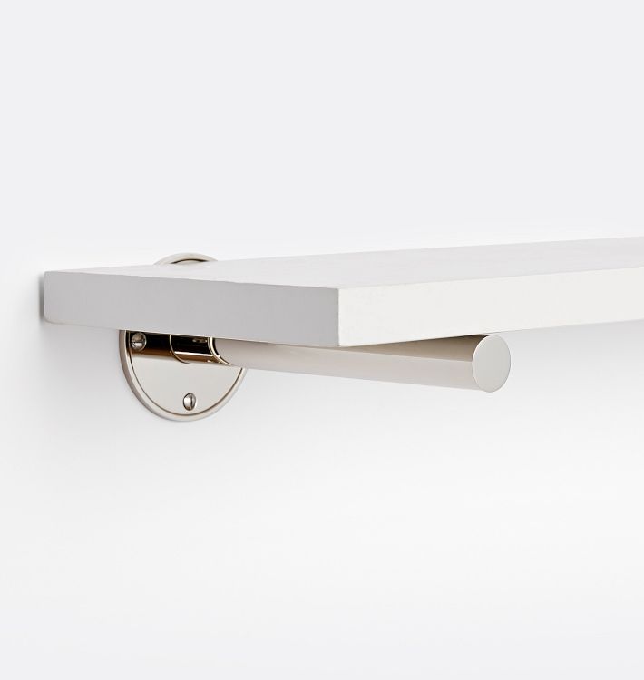 8" Brass Rod Shelf Brackets Rejuvenation