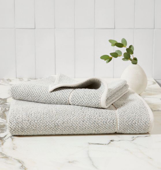 Organic Cotton Heathered Towels Rejuvenation
