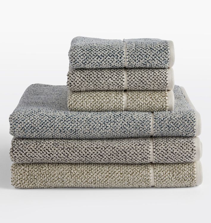 Organic Cotton Heathered Towels Rejuvenation