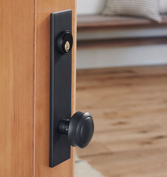 Rigdon Knob Exterior Door Hardware Tube Latch Set Rejuvenation