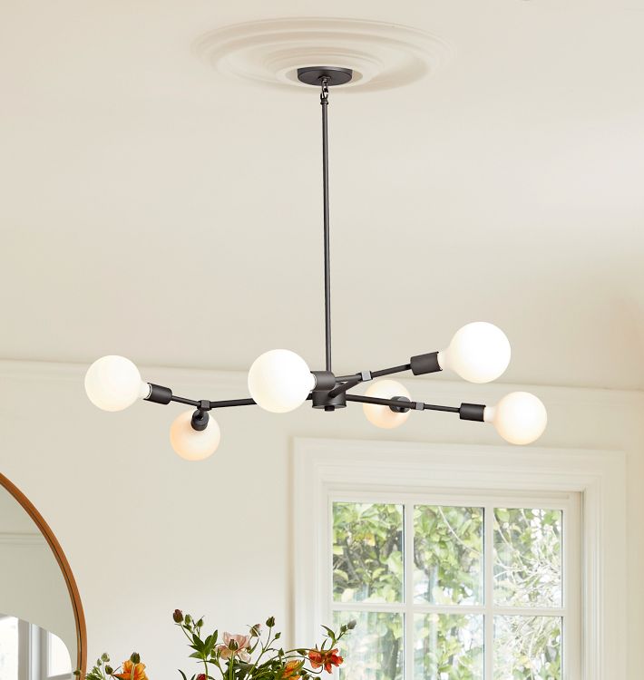 Salem 36" BareBulb Chandelier Rejuvenation