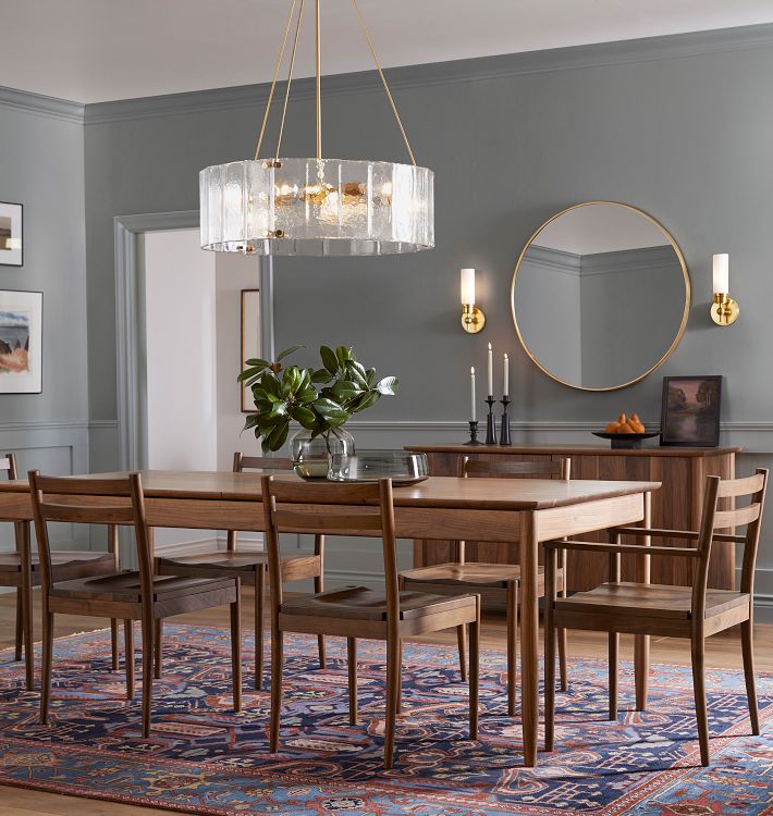 Willamette 32" Clear Fluted Glass Chandelier Rejuvenation