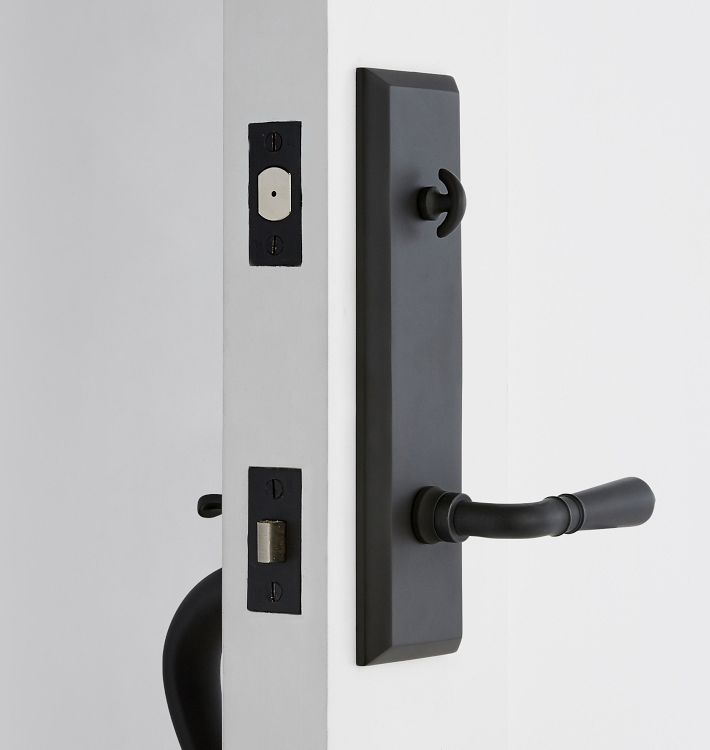 Coleman Traditional Lever Exterior Door Hardware Tube Latch Set