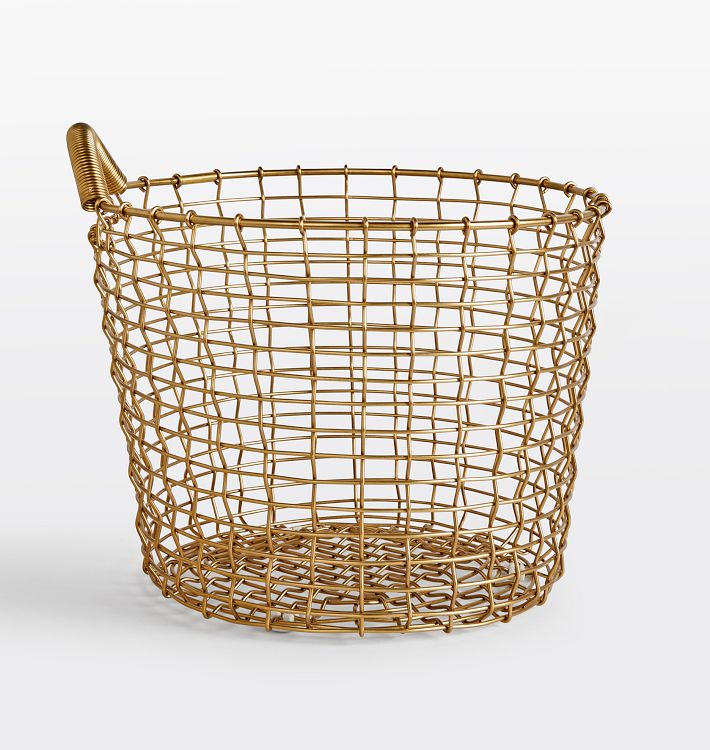Korbo Handmade Brass Wire Basket Rejuvenation