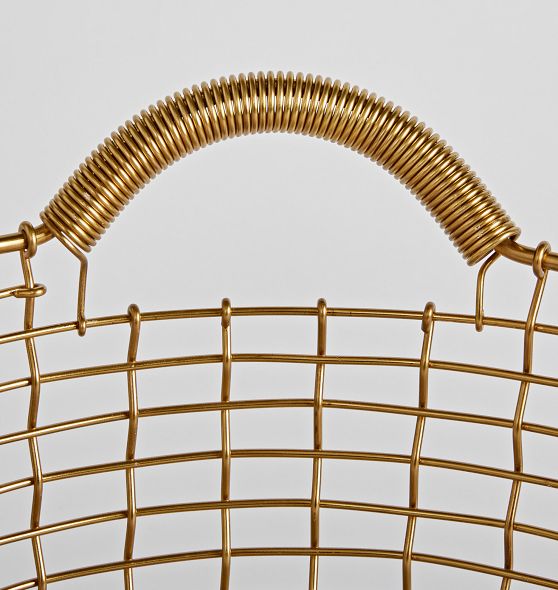 Korbo Handmade Brass Wire Basket Rejuvenation