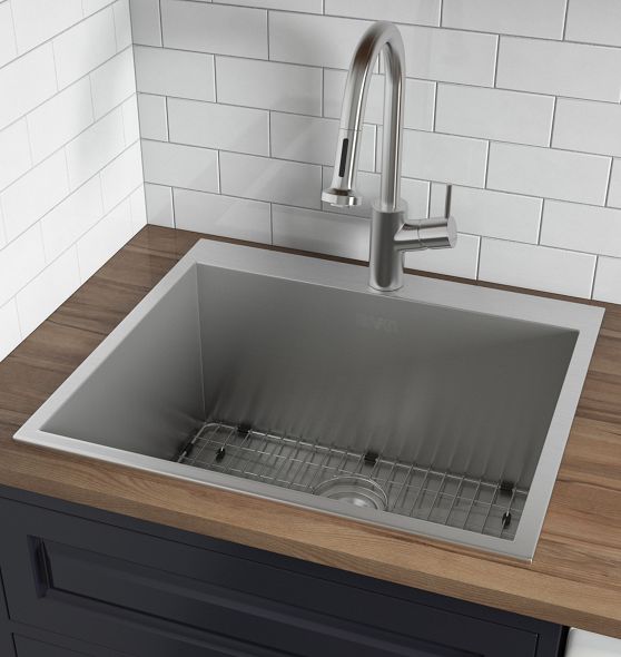 Forma Stainless Steel Single Utility Sink | Rejuvenation