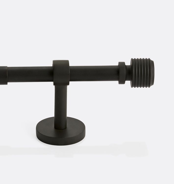 Paulson Adjustable Brass Drapery Rod Set Rejuvenation