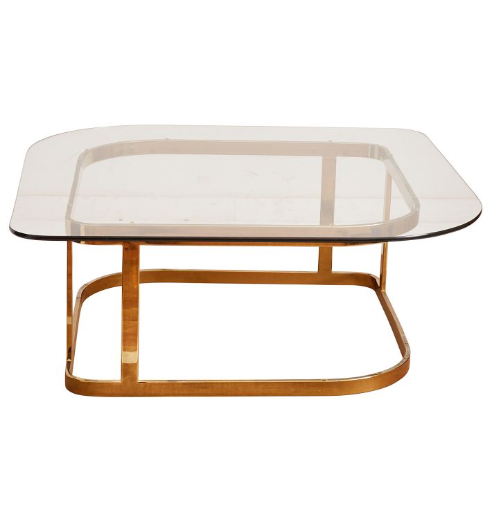 Mid-Century Modern Glass Top CoffeeTable | Rejuvenation