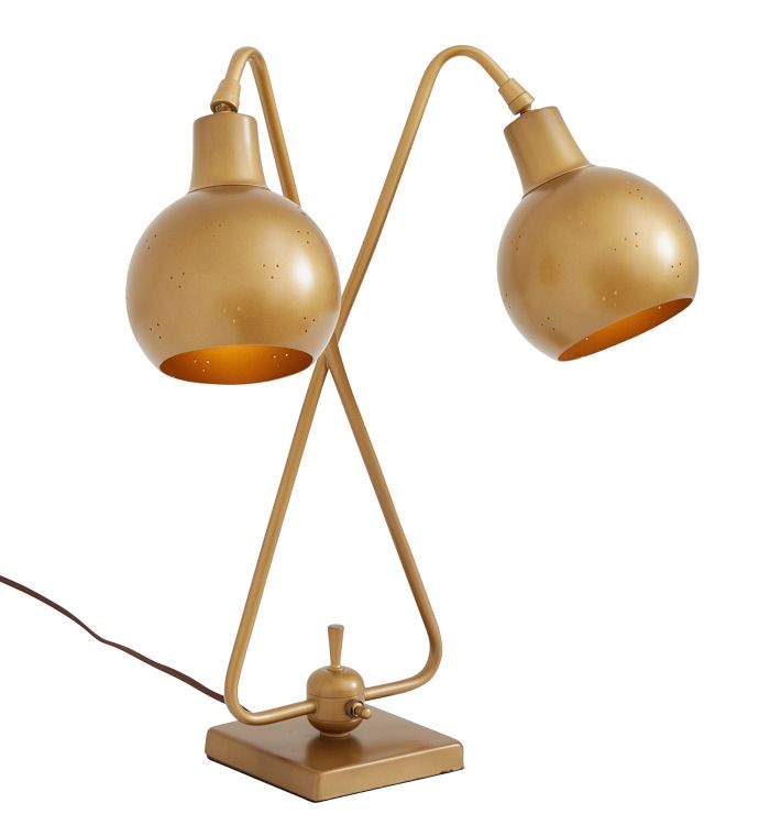 MidCentury Double Arm Desk Lamp Rejuvenation