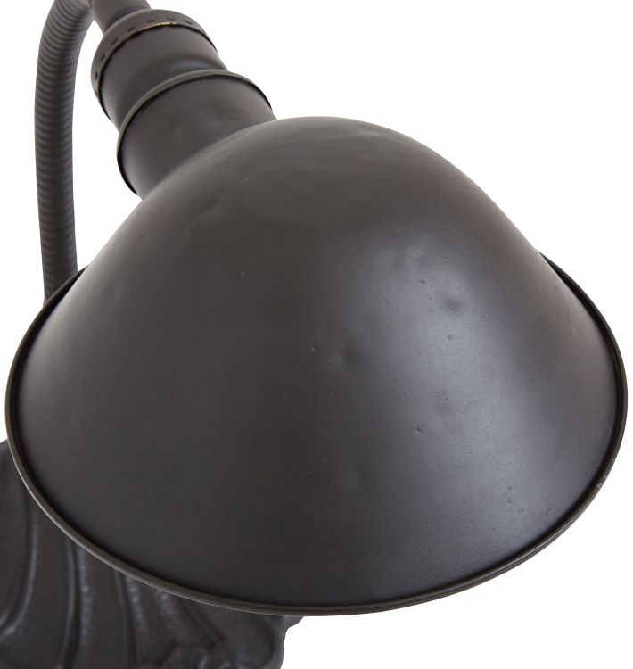 Cast Iron Gooseneck Desk Lamp by Faries Mfg. Co. Rejuvenation