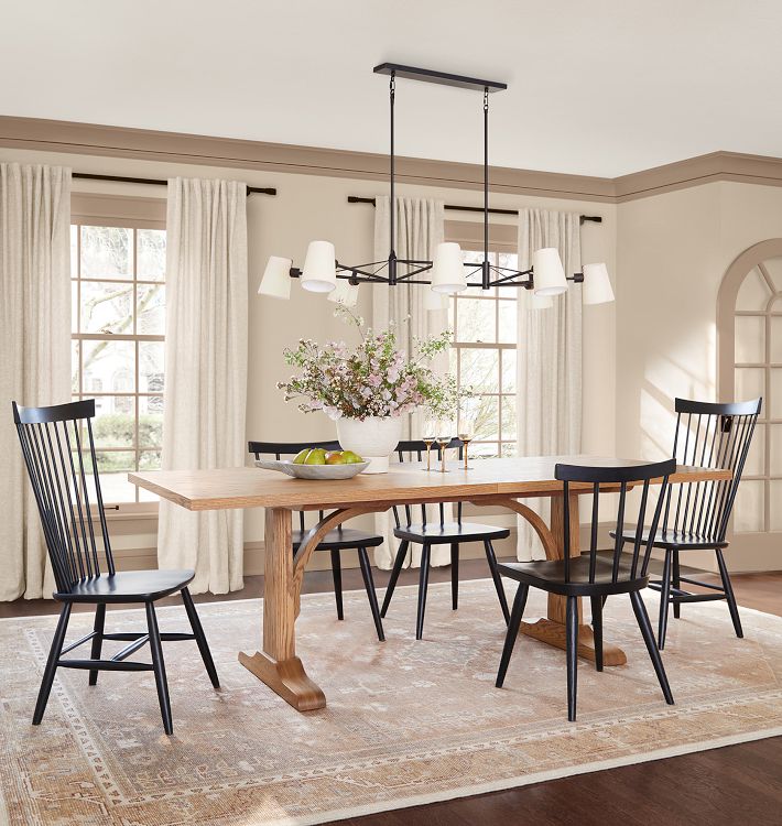 Linear Chandelier Dining Room