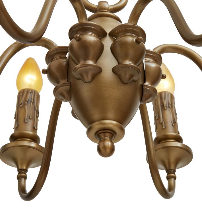 Five Light Colonial Revival Candle Chandelier Circa 1920 Rejuvenation