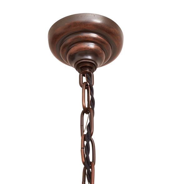 Art Deco FiveLight Etched Glass Slip Shade Chandelier Rejuvenation