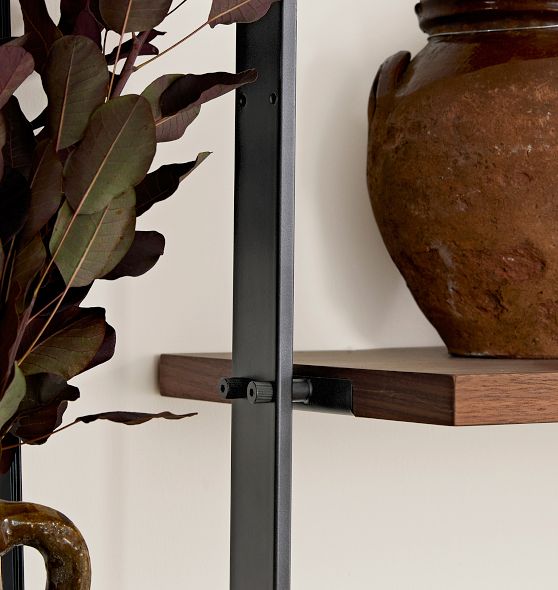 Holgate Double Modular Floating Desk & Shelves with 96