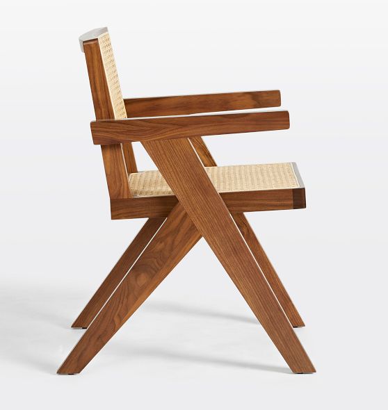 Tuttle Caned Arm Chair | Rejuvenation