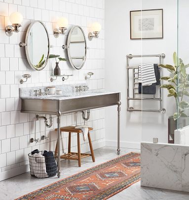 Traditional Wall-Mounted Towel Warmer | Rejuvenation