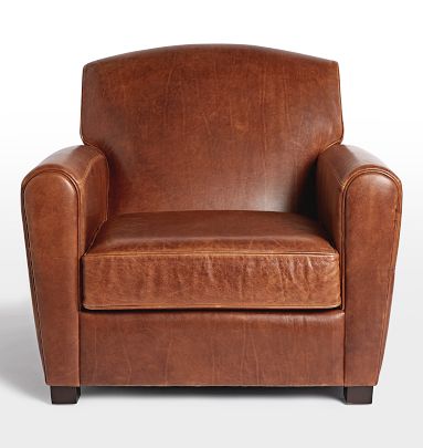 Doyle Leather Club Chair 