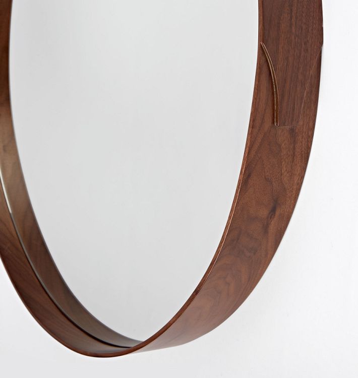 Clayton Chunky Wood Frame Mirror